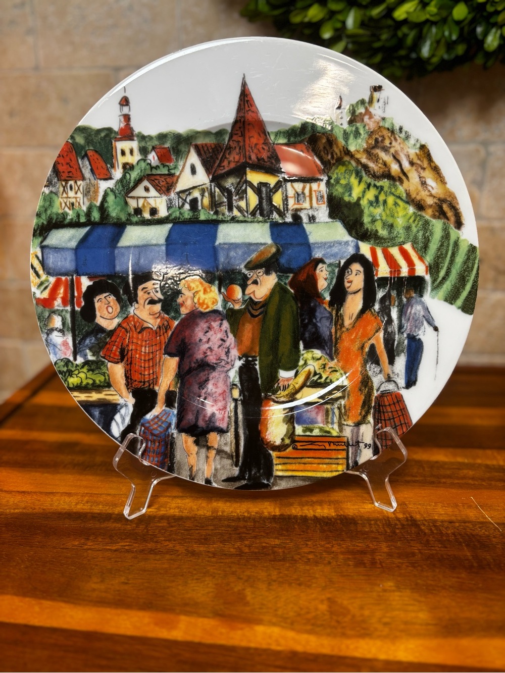 Williams Sonoma Perigold Guy Buffet Vegitsble Market Dinnet Plate